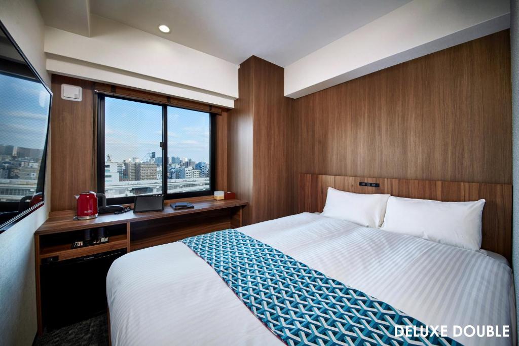 Hotel Amanek Asakusa Ekimae (淺草站前HOTEL AMANEK) 房間，窗外景色好